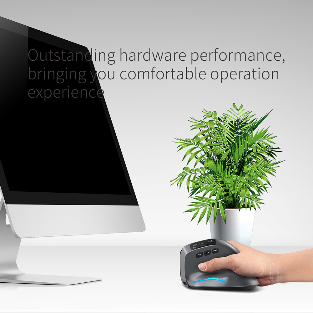 Pc Gaming Optimization - F-26C Vertikale Gamer-Mäuse, ergonomische vertikale Gaming-Maus