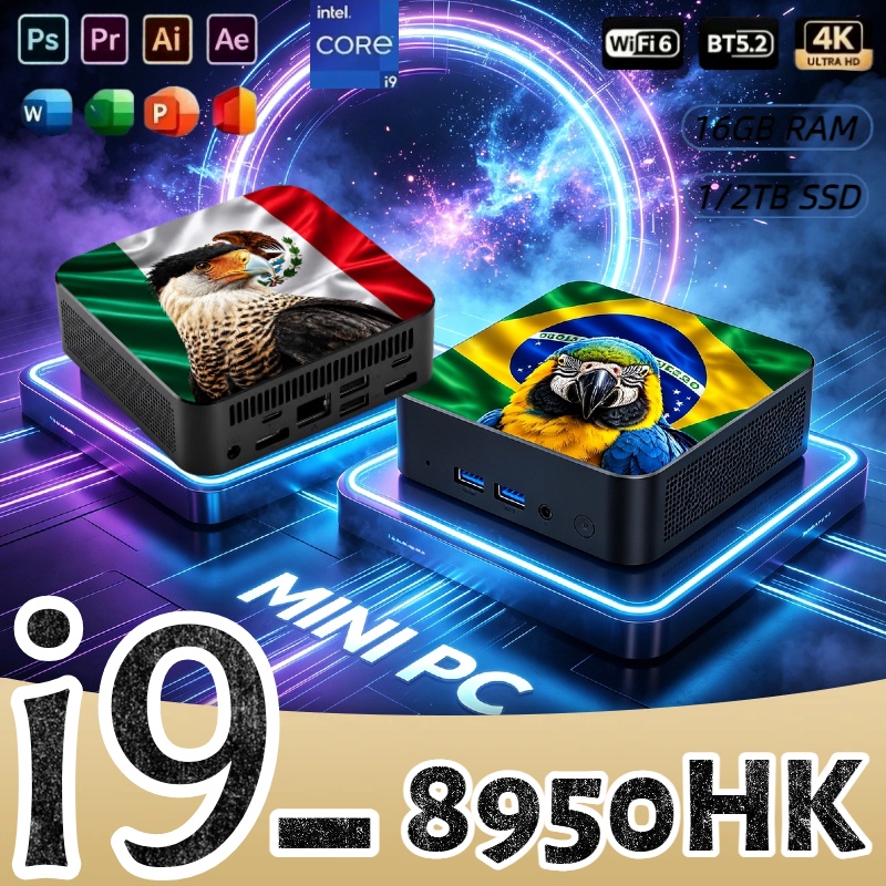 Pc Gaming Mini - Mini-PC Core i9-8950HK 16GB RAM 2TB