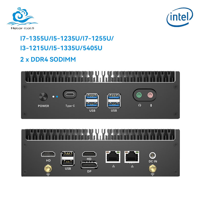 Pc Gaming On Wifi - Intel Core i5-1335U Mini-PC 2xDDR4 2xM.2