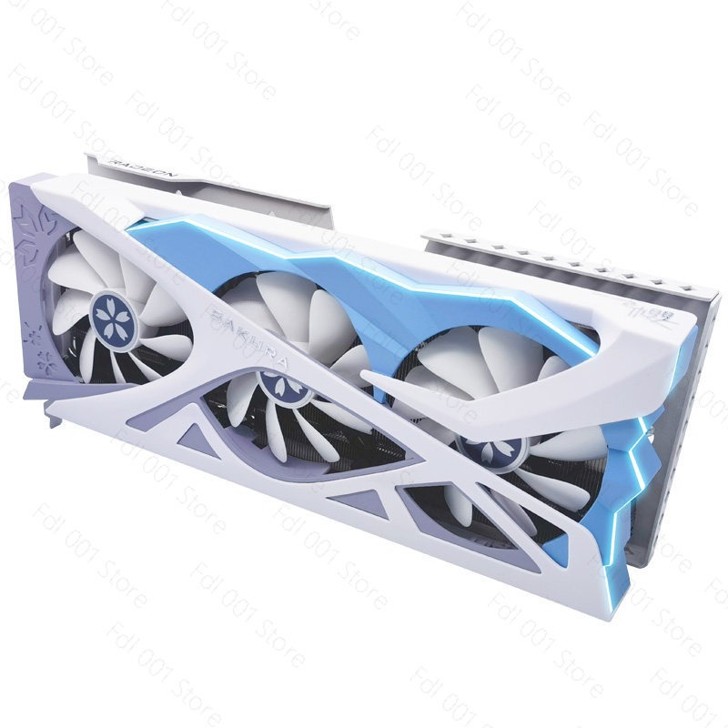Pc Gaming Graphics Card - RTX 9070XT 16G Sakura Hitomi Hochleistungs-Gaming-Grafikkarte