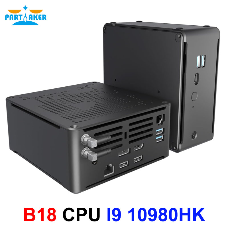Pc Gaming On Wifi - Partaker 10. Generation 4K Mini-PC i9