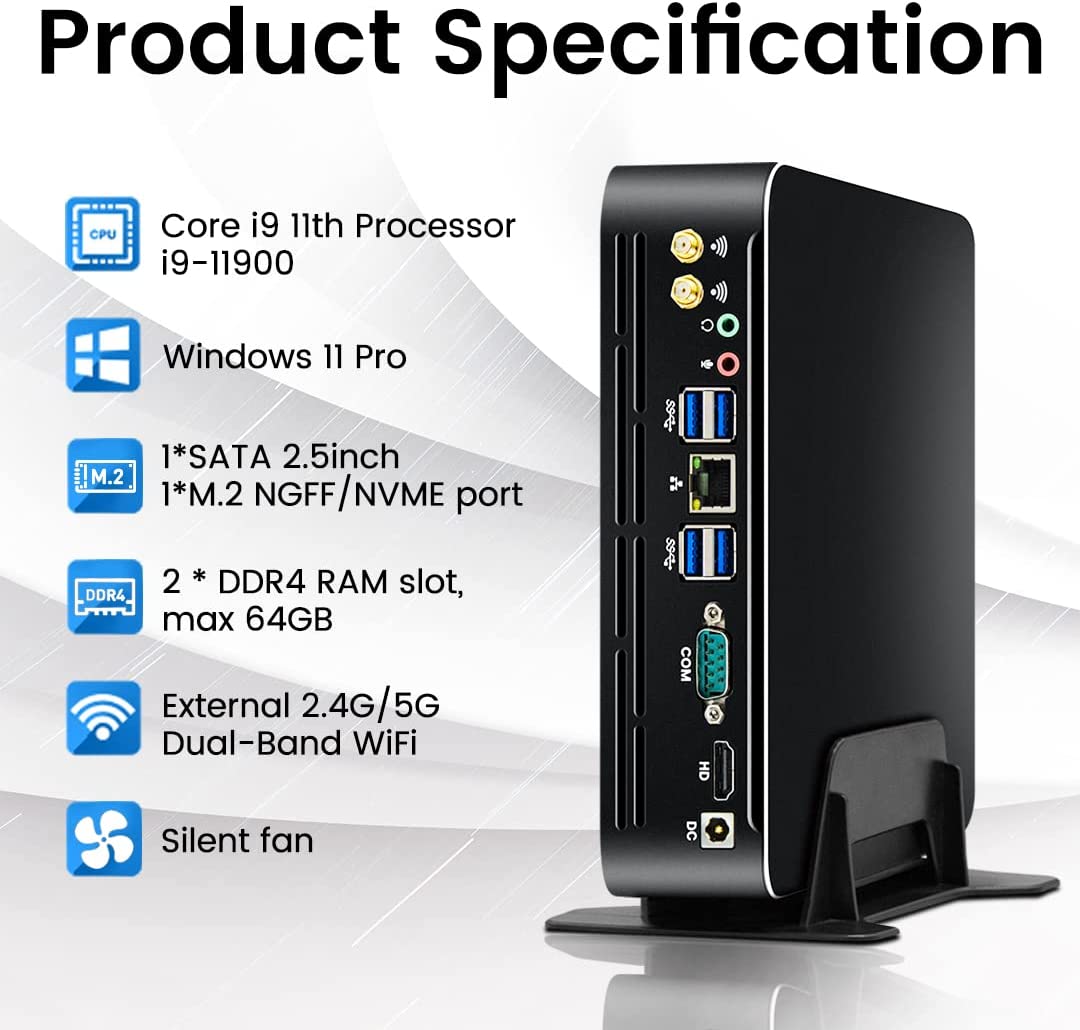 Pc Gaming On Wifi - Partaker 11. Generation Intel Mini-PC Windows