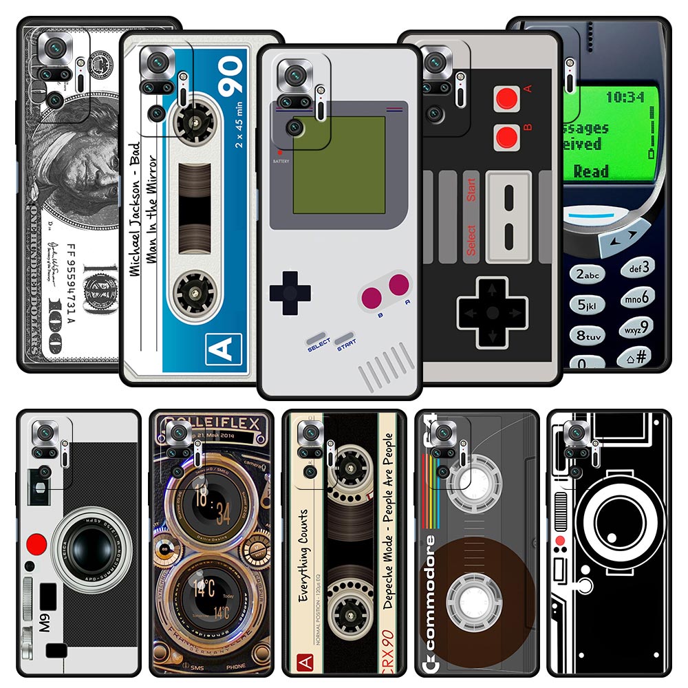 Pc Gaming Xiaomi - Vintage Band Kamera Gameboy Telefon Fall