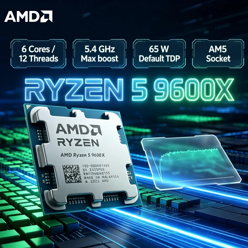 Pc Gaming Cost - Günstiger Gaming-PC-CPU AMD Ryzen 5 9600X