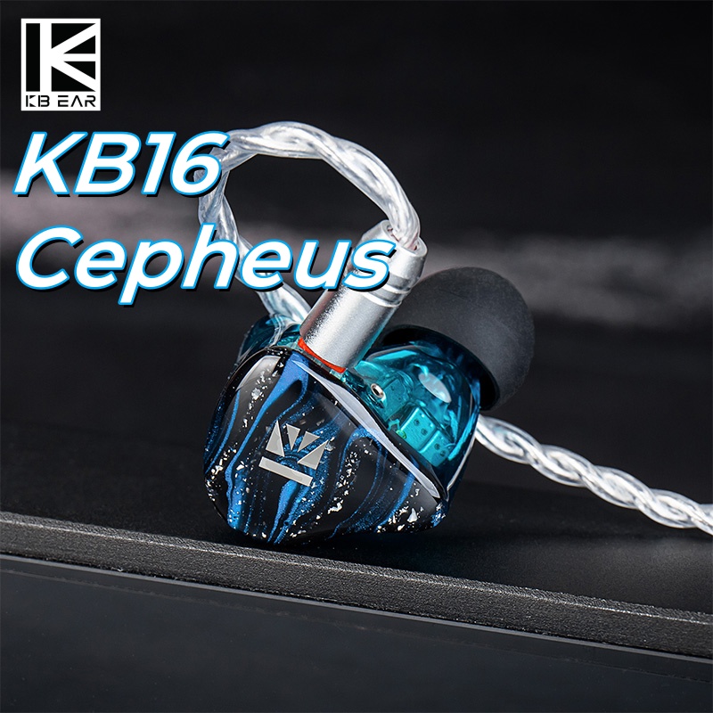 Pc Gaming Earphones - KBEAR Cepheus KB16 In-Ear-Kopfhörer mit kabelgebundenem