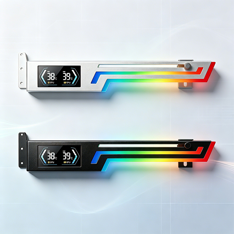 Pc Gaming Graphics Card - Digitaler ARGB Horizontaler Grafikkartenhalter, Synchronisierbare Halterung