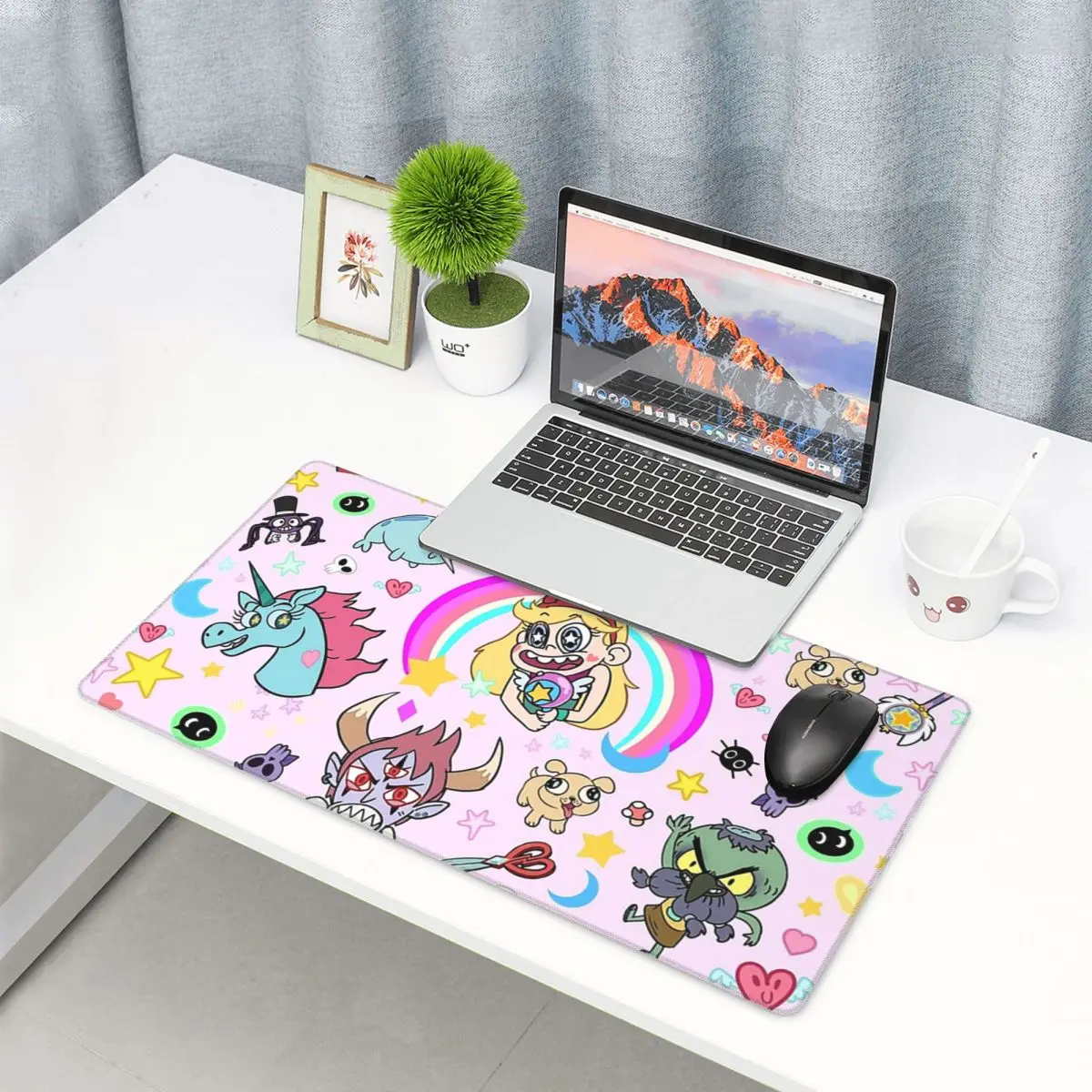 Großes Mauspad „Star VS The Fo – Pc Gaming Vs Laptop Gaming Bewertung und Preis