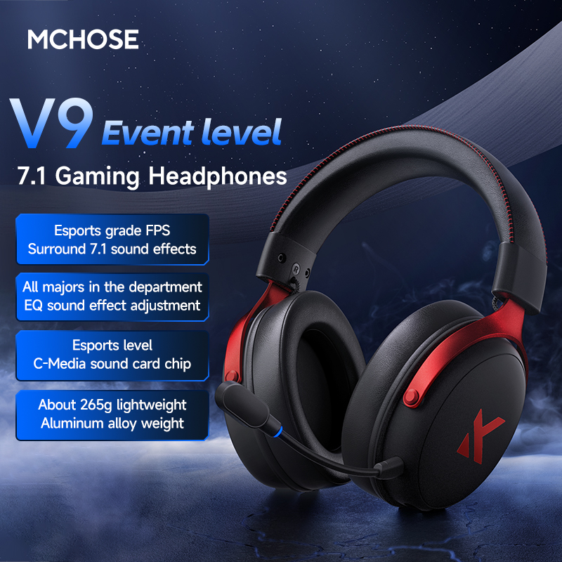 MCHOSE V9 Pro Headset mit Mikr – Pc Gaming Earphones Bewertung und Preis