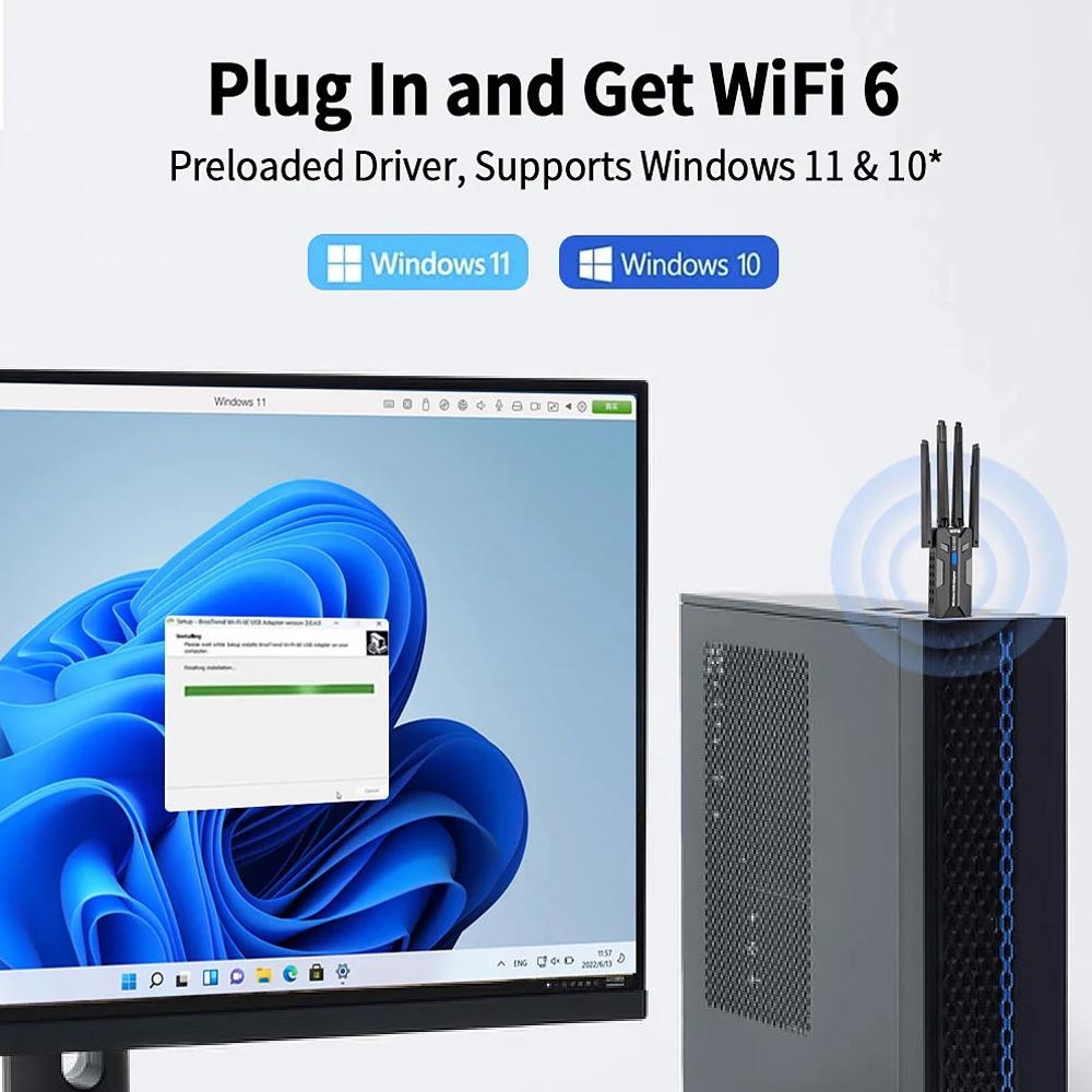 WiFi 6 USB 3.0 Adapter 1800 Mb – Pc Gaming Graphics Card Bewertung und Preis